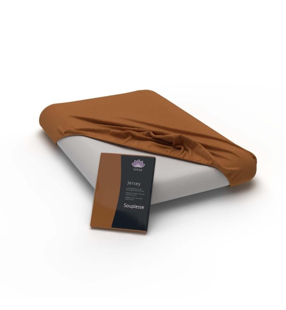 LOTUS - Taie d'oreiller Fix Souplesse rouille - 60 x 40 cm