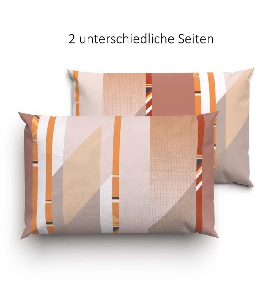 LOTUS - Parure de lit Jersey Anh orange - 65 x 100 cm