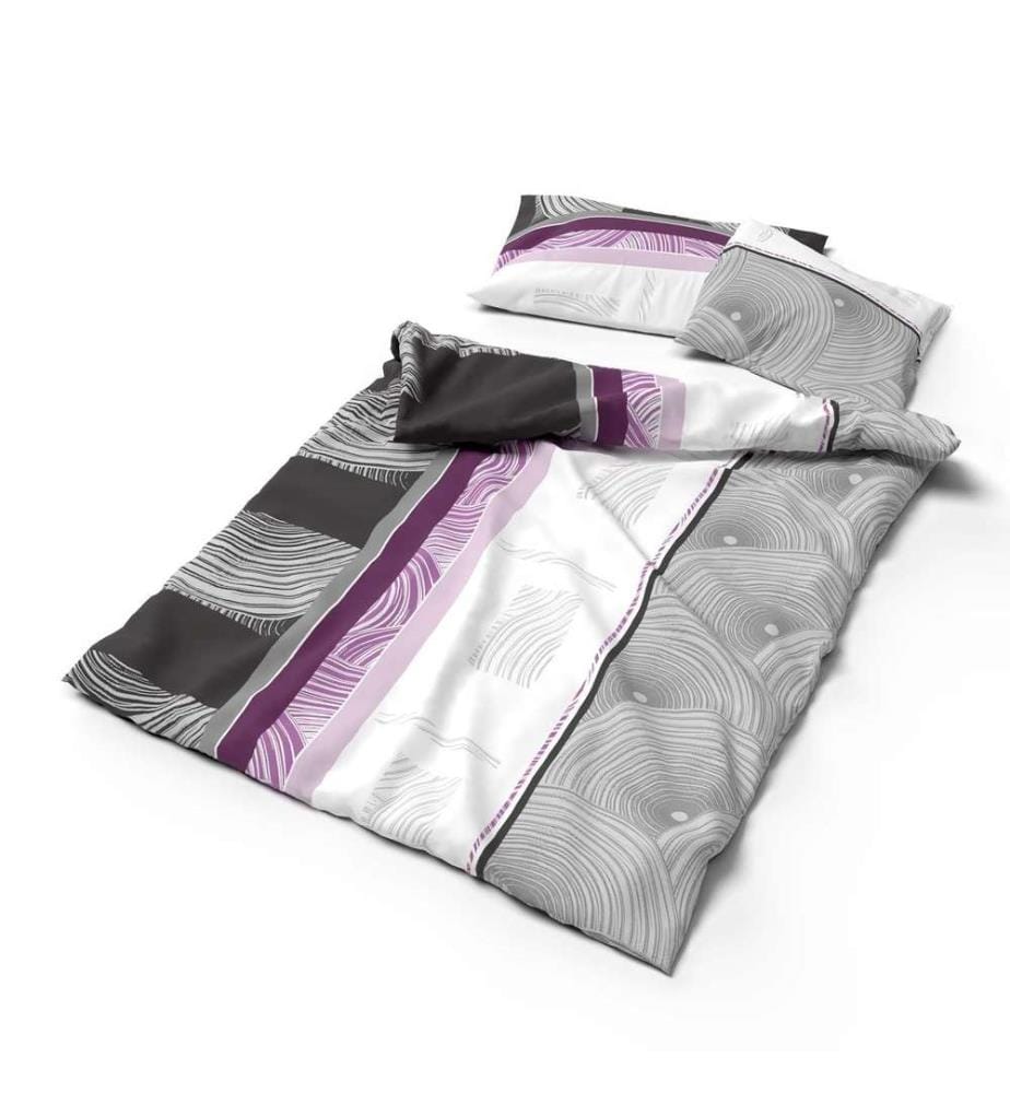 LOTUS - Literie satin Otto - 160 x 210 cm