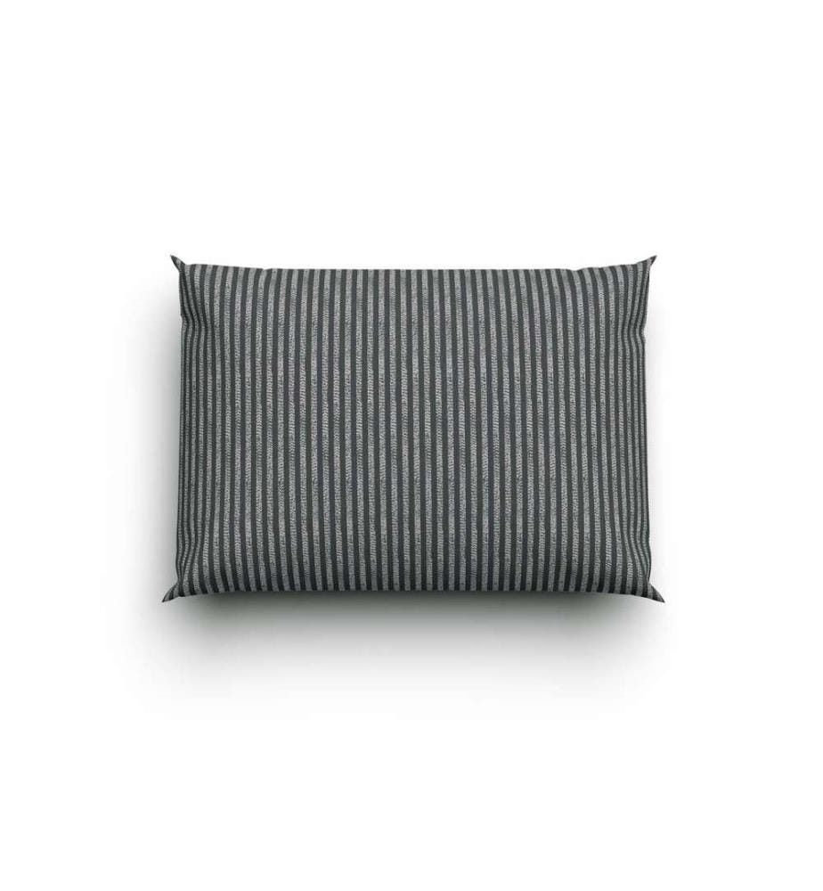 LOTUS - Linge de lit Bambou ligne anthracite - 50 x 70 cm