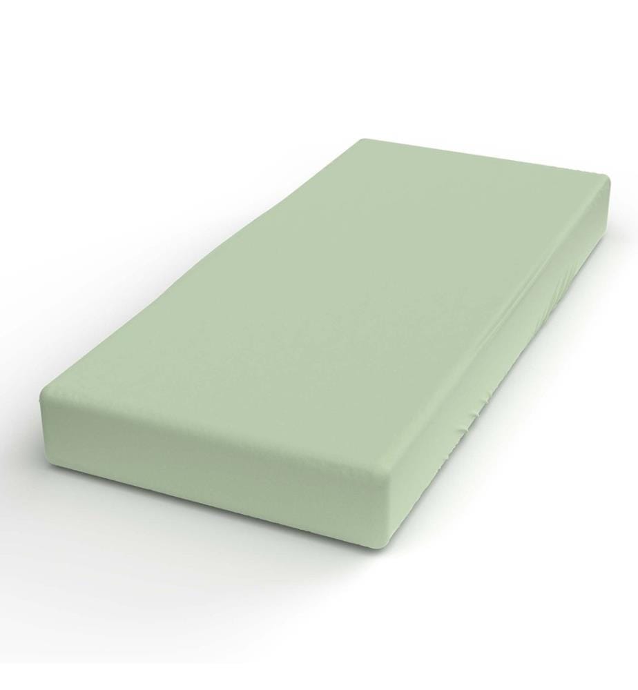 LOTUS - Drap-housse en satin beige - 160 x 200 cm