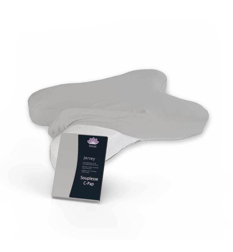 LOTUS - Taie d'oreiller Souplesse C-Pap chrome