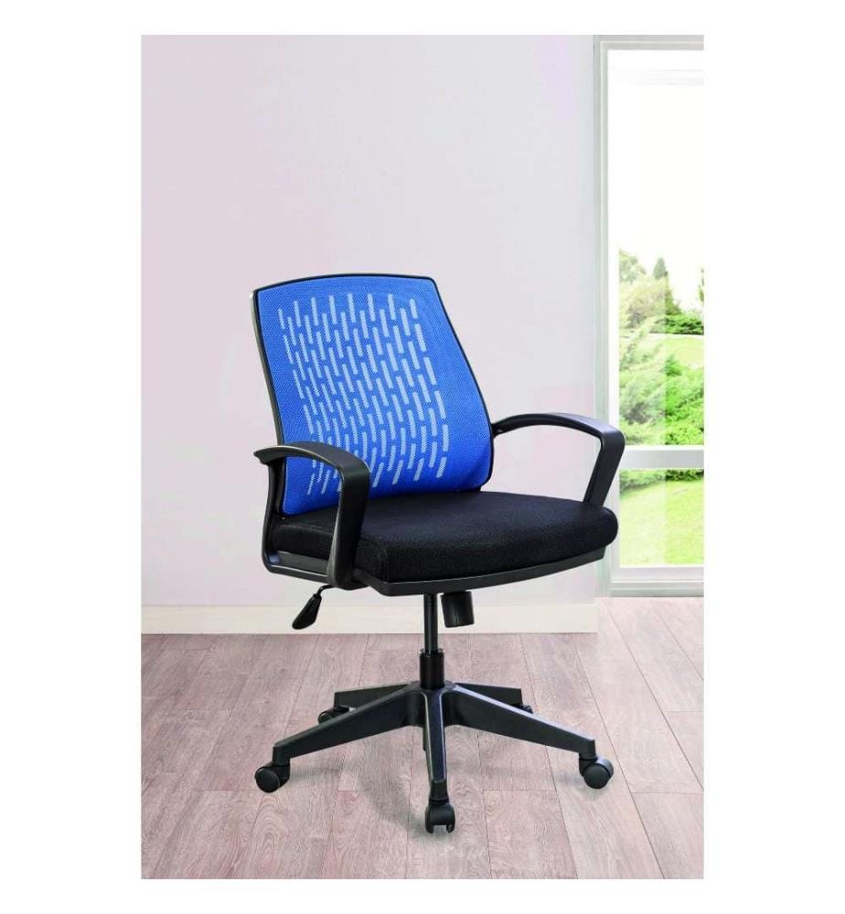 Chaise, multicolore, dossier et assise en plastique, revêtement en tissu polyester