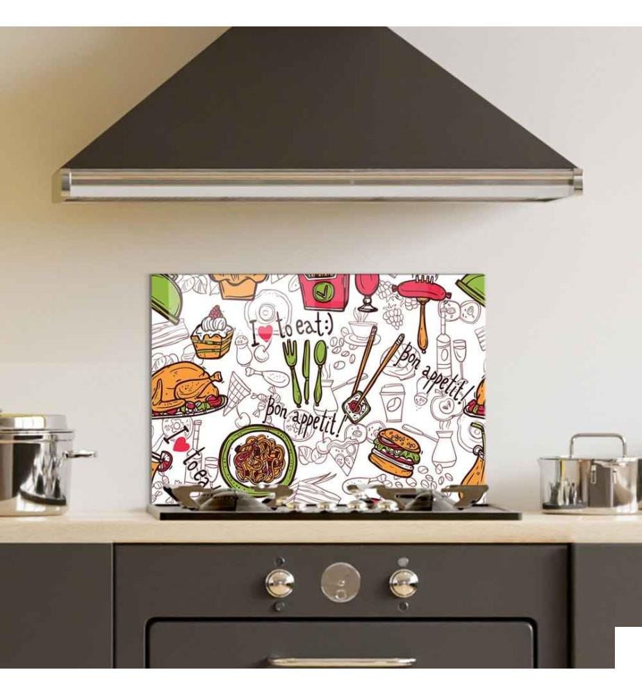 Peinture décorative en verre trempé, Multicolore, Verre trempé