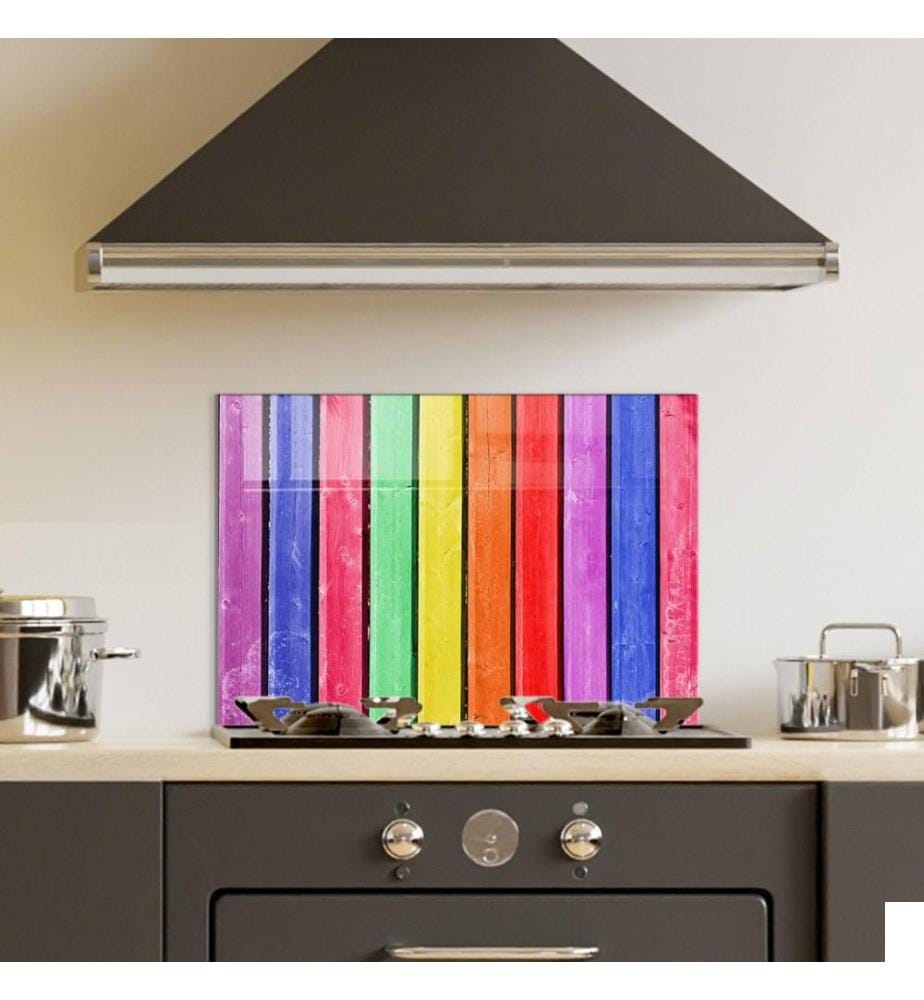 Peinture décorative en verre trempé, Multicolore, Verre trempé