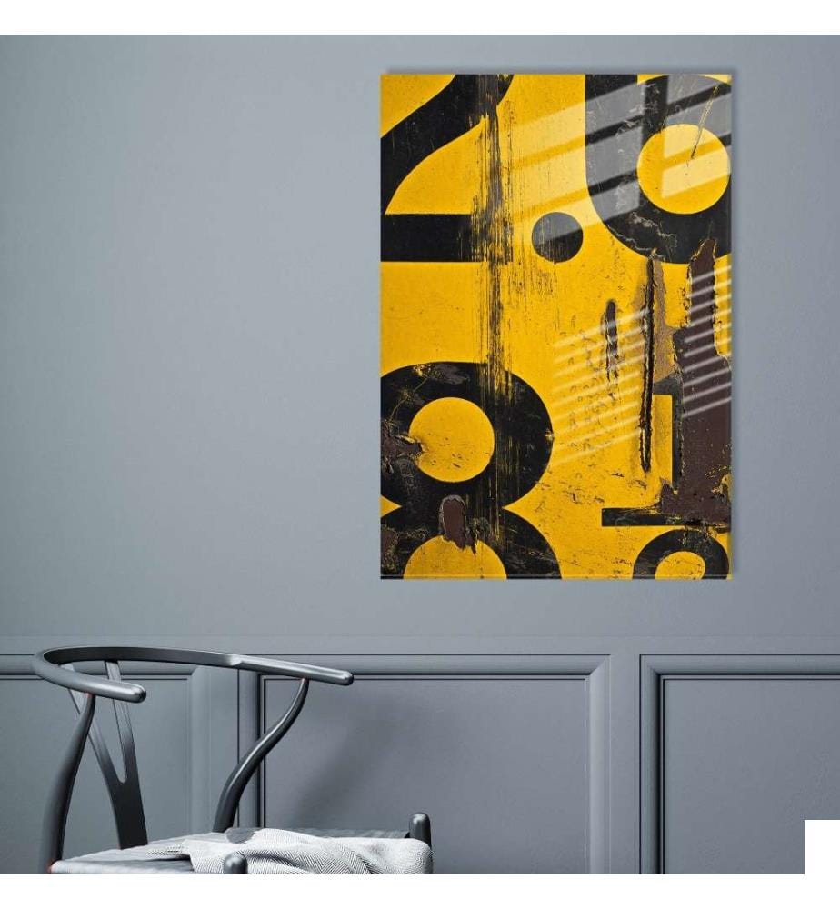 Peinture décorative en verre trempé, Multicolore, Verre trempé