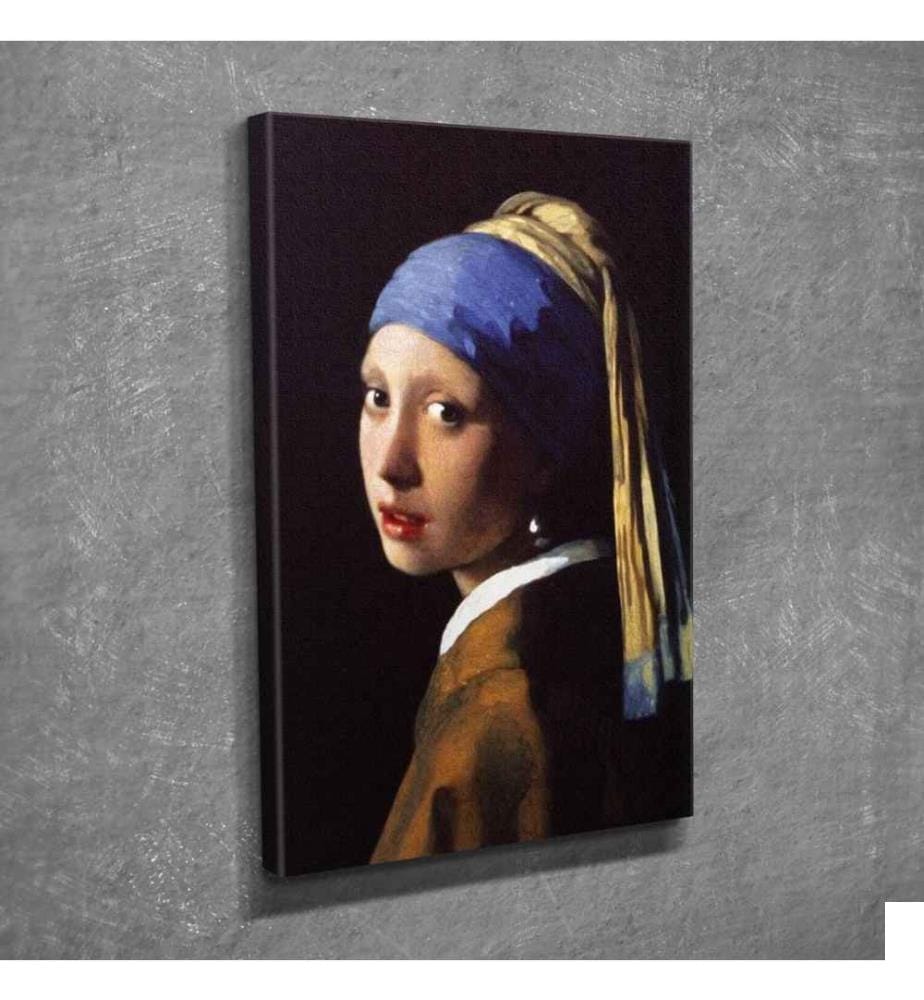 Peinture décorative sur toile, multicolore, toile, cadre en bois