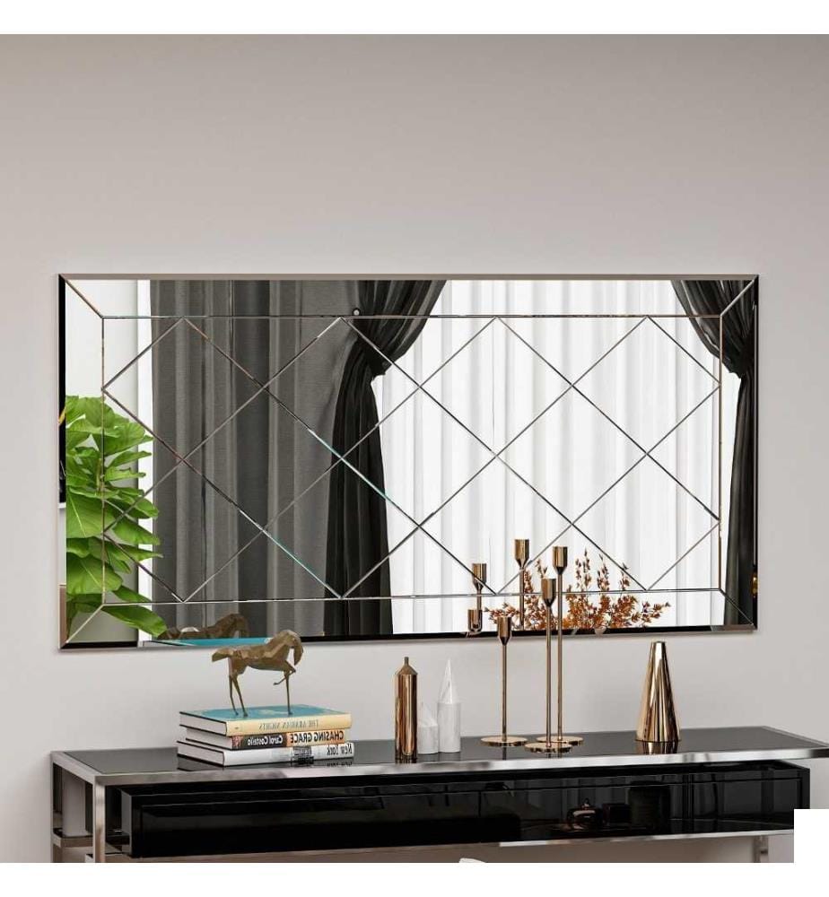 Miroir, blanc, MDF, Miroir Argyle
