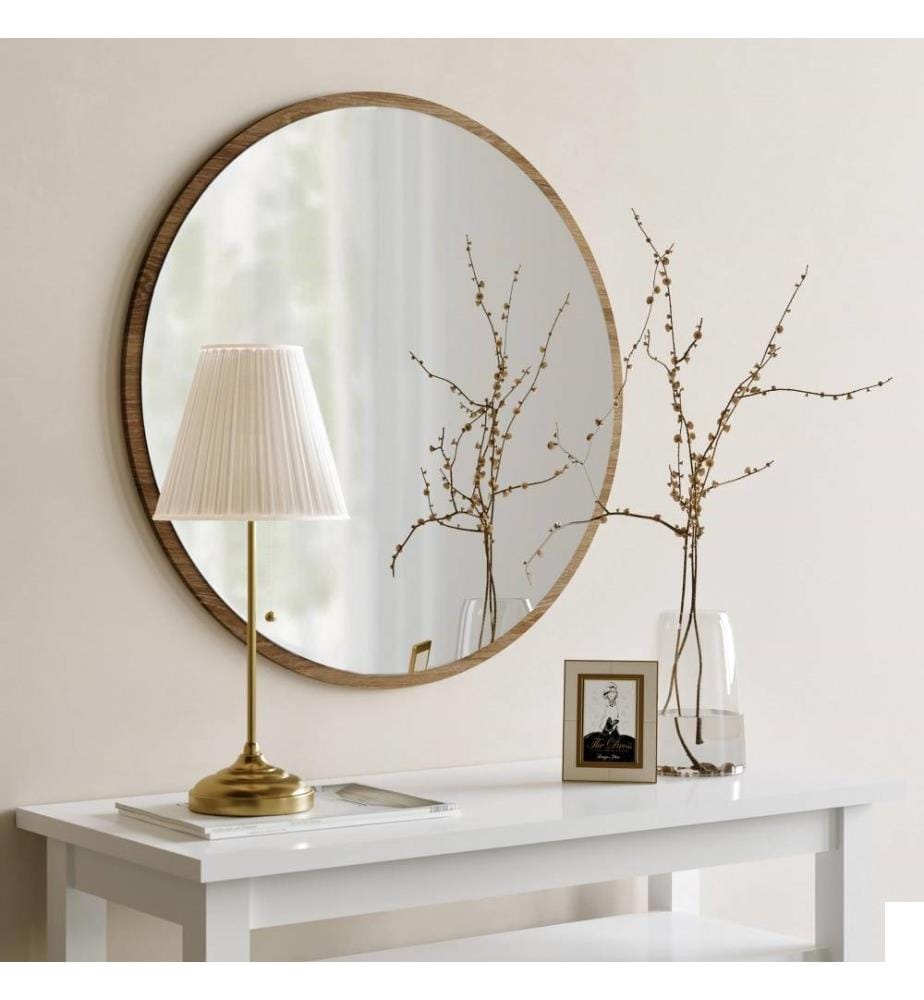 Miroir, noyer, panneau de particules mélaminé