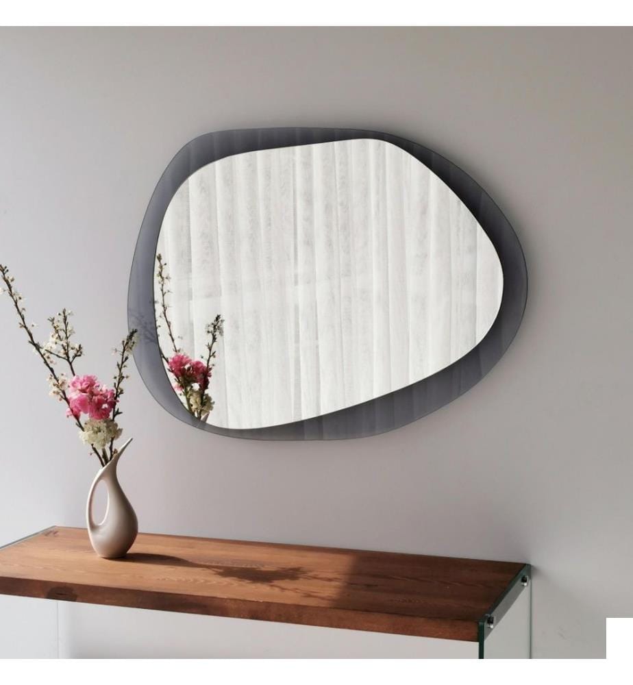 Miroir, fumée, verre trempé
