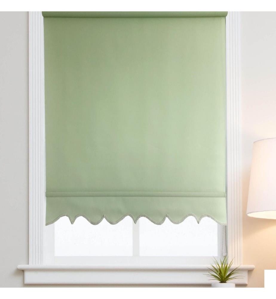 Rideau, menthe, vert, polyester
