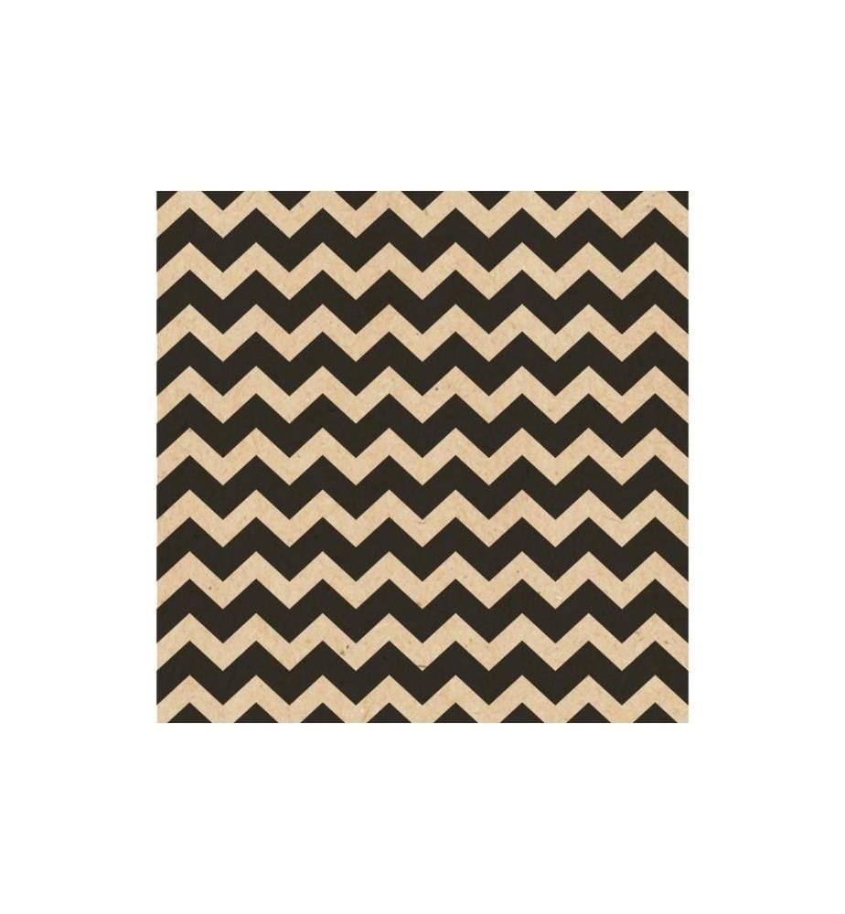 Braun + Company Serviettes en papier Accento 33 cm x 33 cm, 20 Pièce/s, Noir