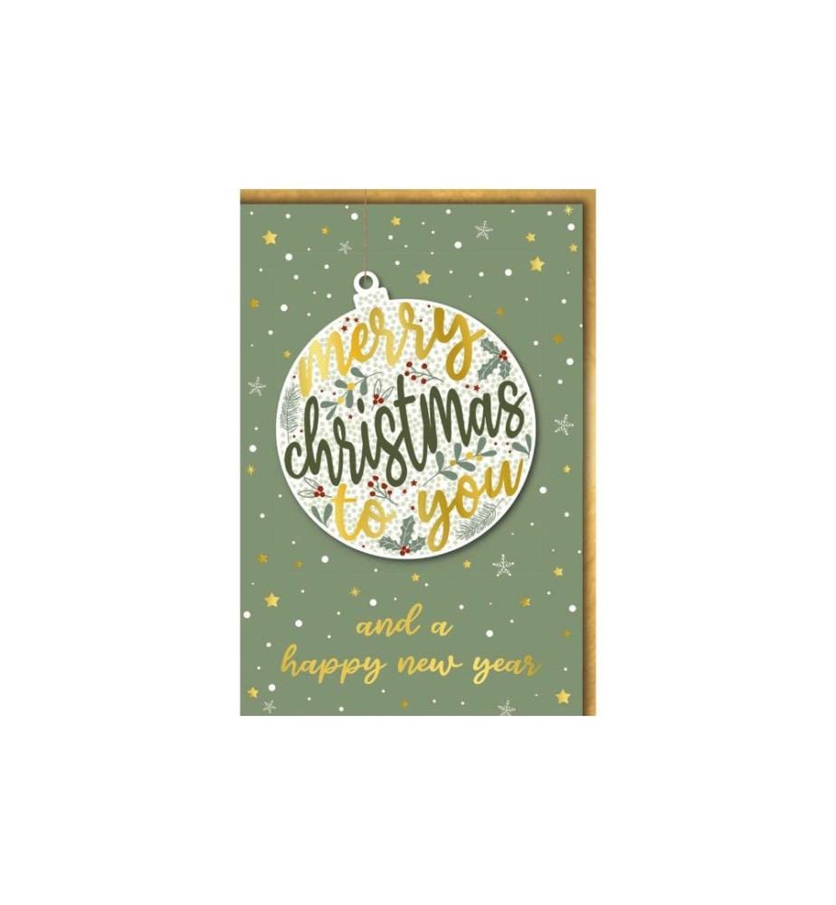 Braun + Company Carte de Noël Merry Christmas to you