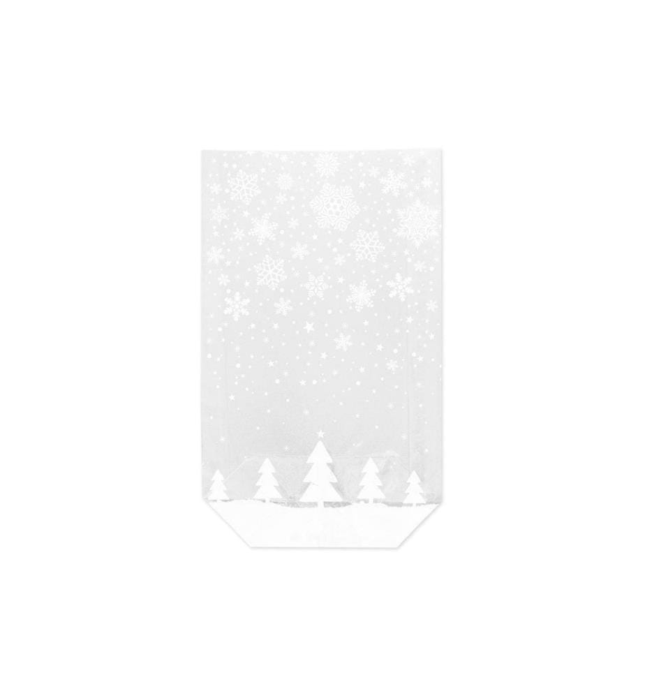 Braun + Company Emballage des biscuits Arbres et cristaux 14.5 x 23.5cm