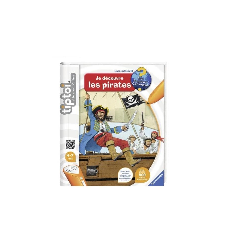 TIPTOI - Livre éducatif Je découvre les pirates -FR-