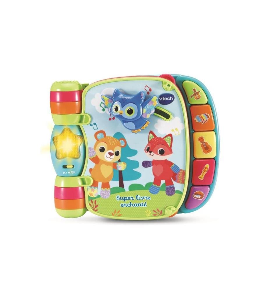 VTECH - Jouets musicaux Livre enchanté des Baby loulous bleu -FR-