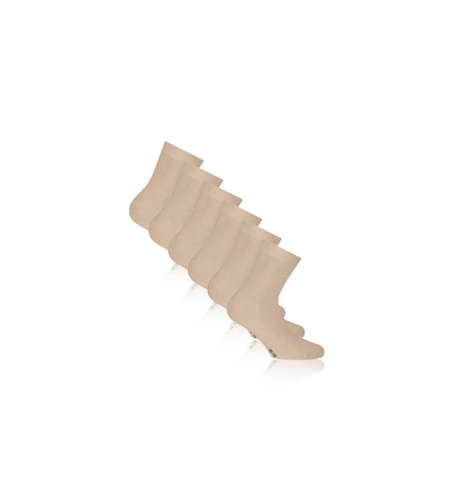 ROHNER - Socks Chaussettes Soft Touch Beige paquet de 3