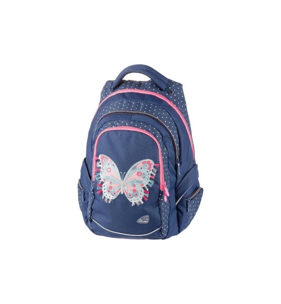WALKER - Sac à dos pour l’école Fame Magic Butterfly 32 l, à partir de 9 ans