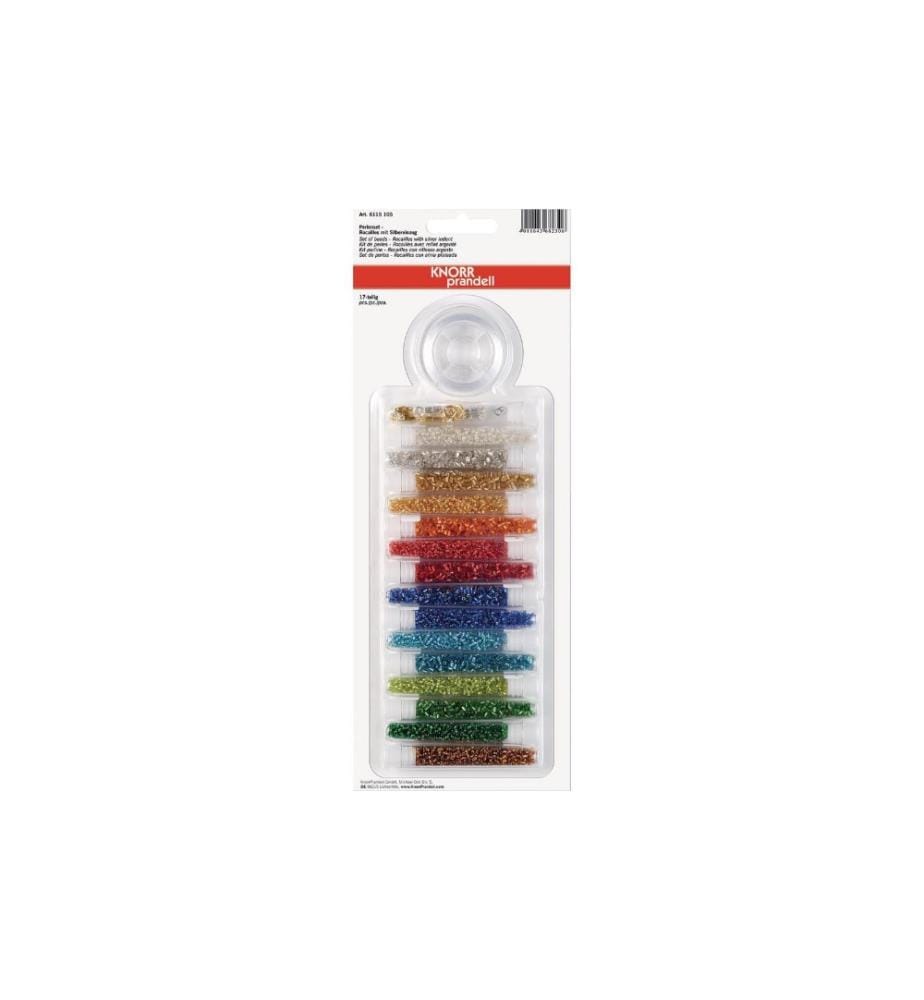 KNORR PRANDELL - Kits de perles Rocaille Argent, 17 pièces