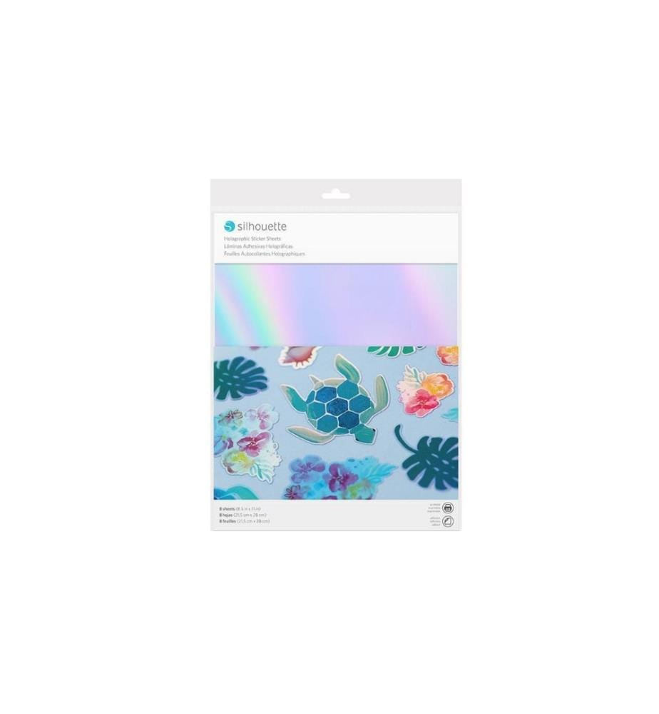 SILHOUETTE - Papier autocollant Holo Multicolore