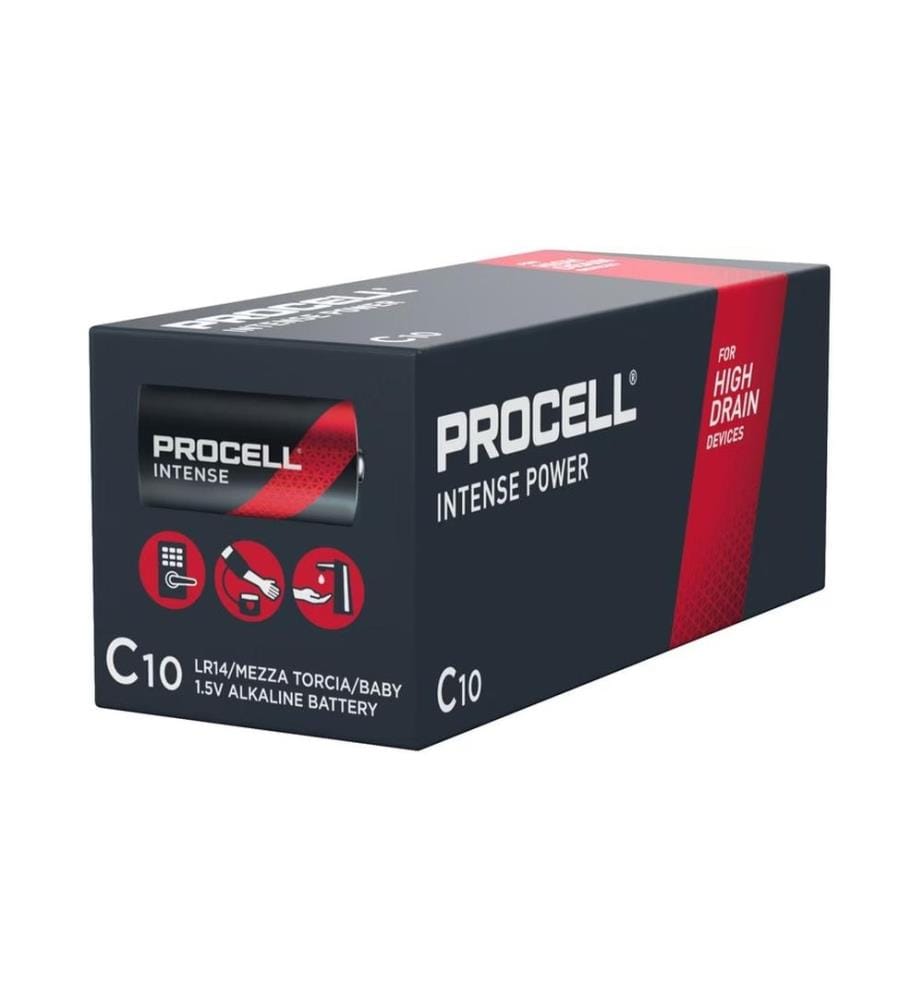 DURACELL - Pile Procell Intense C , 10 Pièce/s