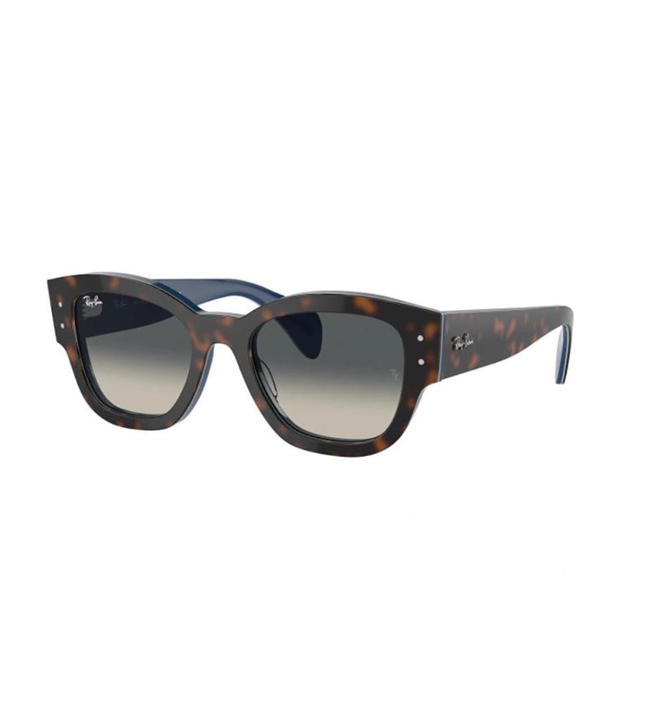 Lunettes de Soleil Jorge - Poli Gris Havana sur bleu et Gris