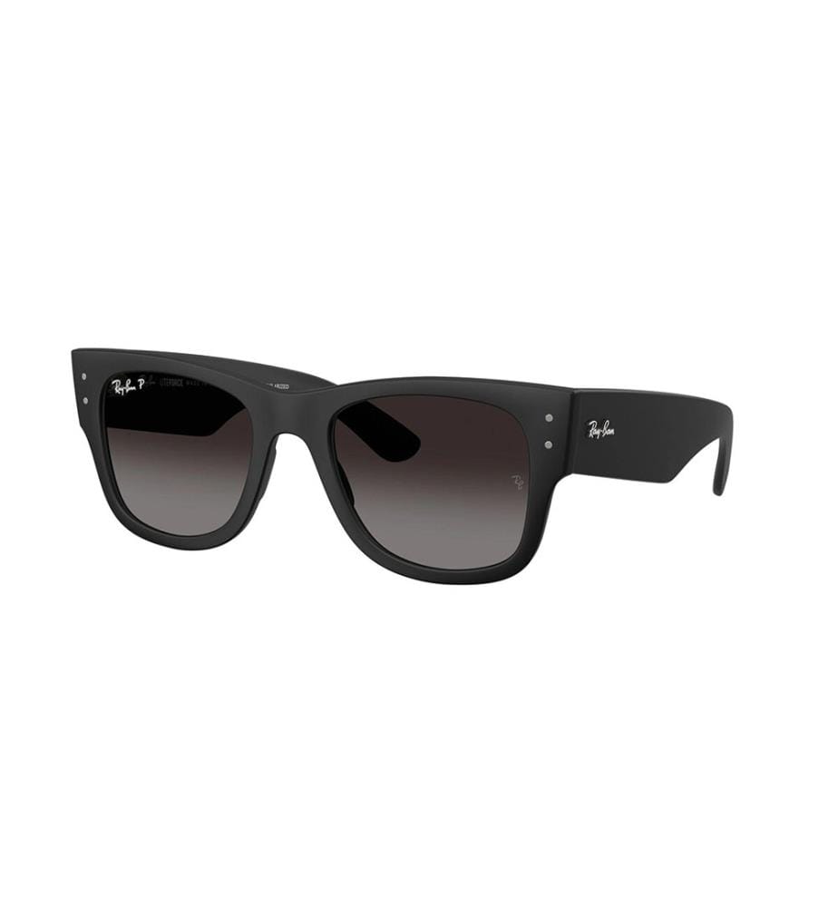 Lunettes de Soleil Mega Wayfarer Liteforce - Mat Sable Noir et Dégradé Gris Polarisé