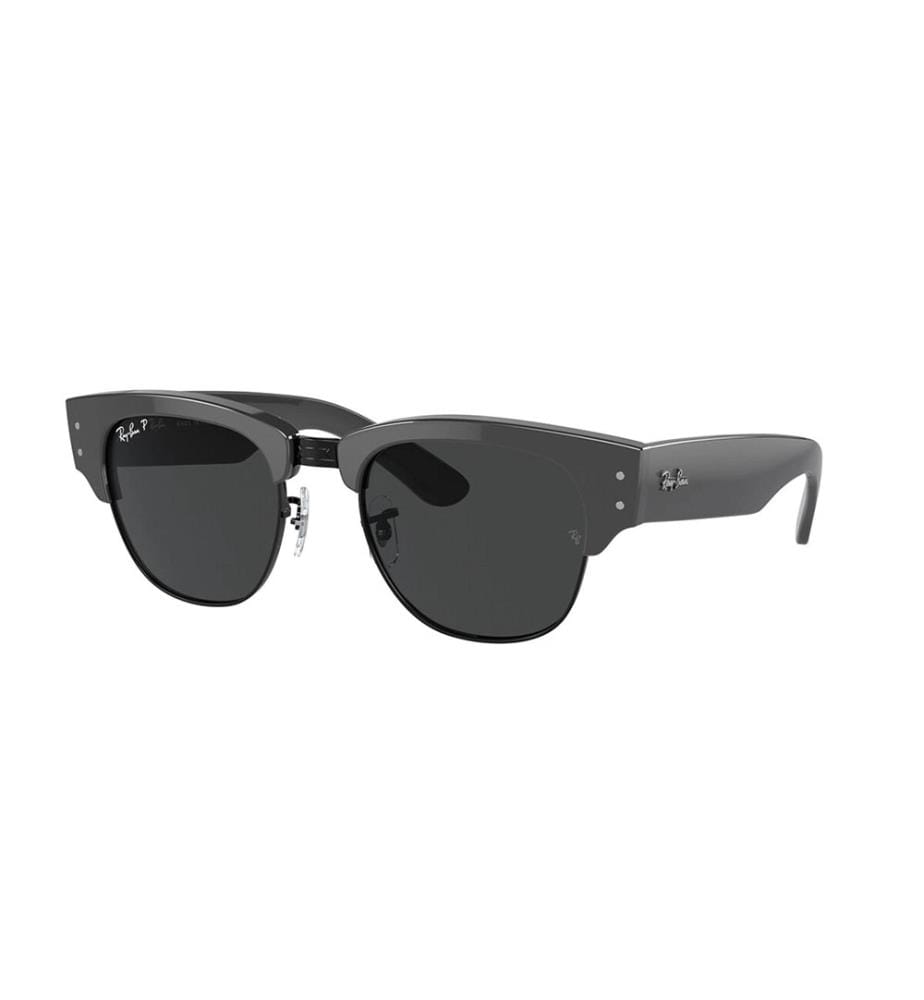 Lunettes de Soleil Mega Clubmaster - Poli Rayé Havana et Bleu foncé