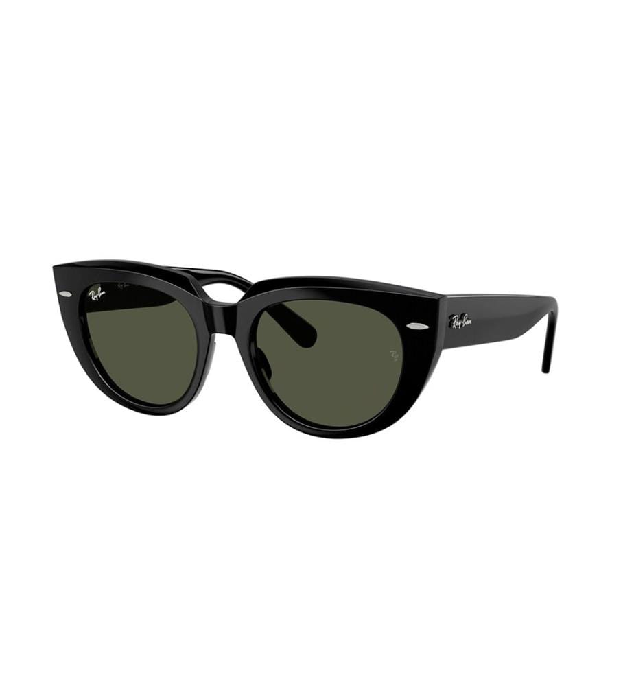 Lunettes de Soleil Doreen - Poli Noir et Vert G-15