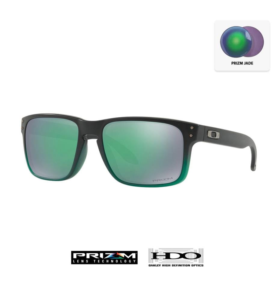 Lunettes de Soleil Holbrook - Verres Prizm Polarisés - Monture Noir et Vert