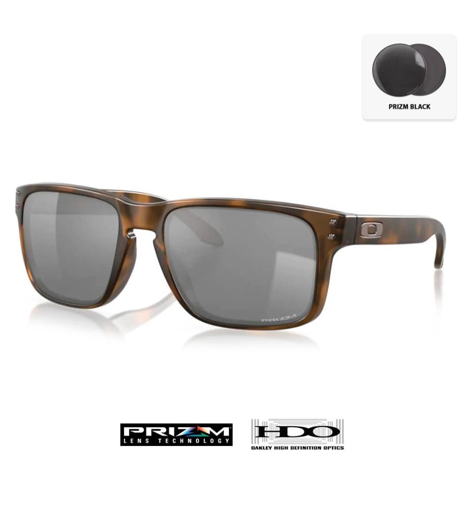 Lunettes de Soleil Holbrook - Verres Prizm Black - Monture Matte Brown Tortoise