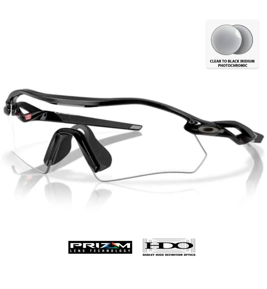 Lunettes de Soleil Radar Plate - Verres Prizm Clear - Monture Matte Black