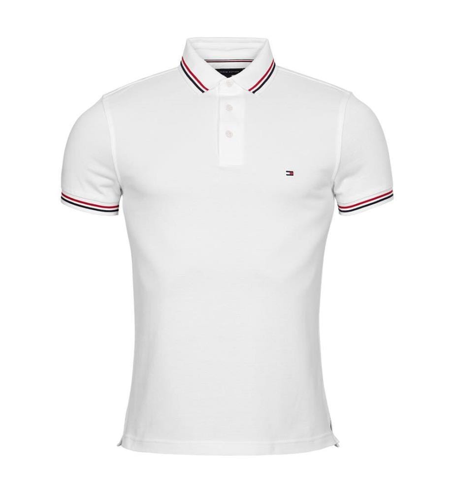 Polo ajusté - Blanc