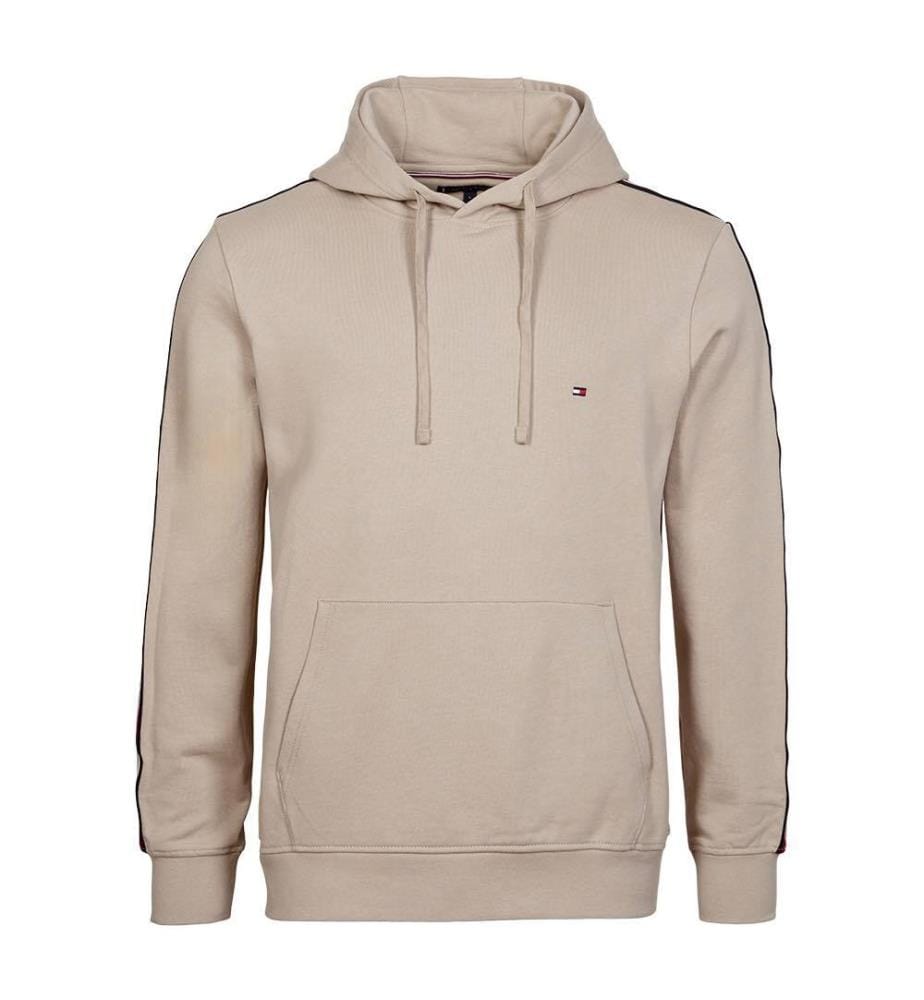 Hoodie Global Stripe - Bois de santal