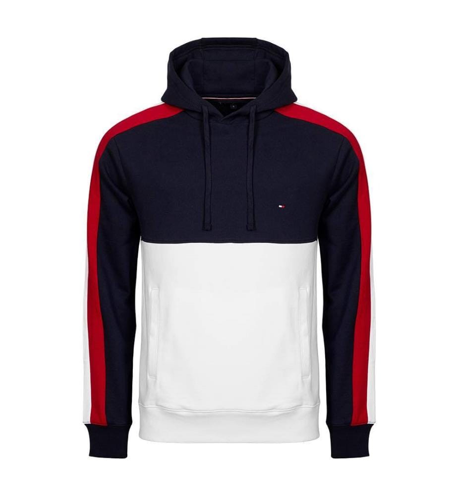 Hoodie Global Stripe Block - Desert Sky