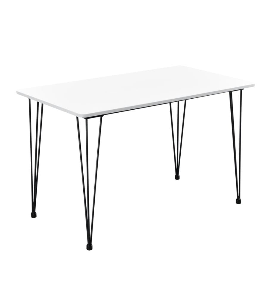 Table de salle à manger Kiel 120x70 cm Blanc