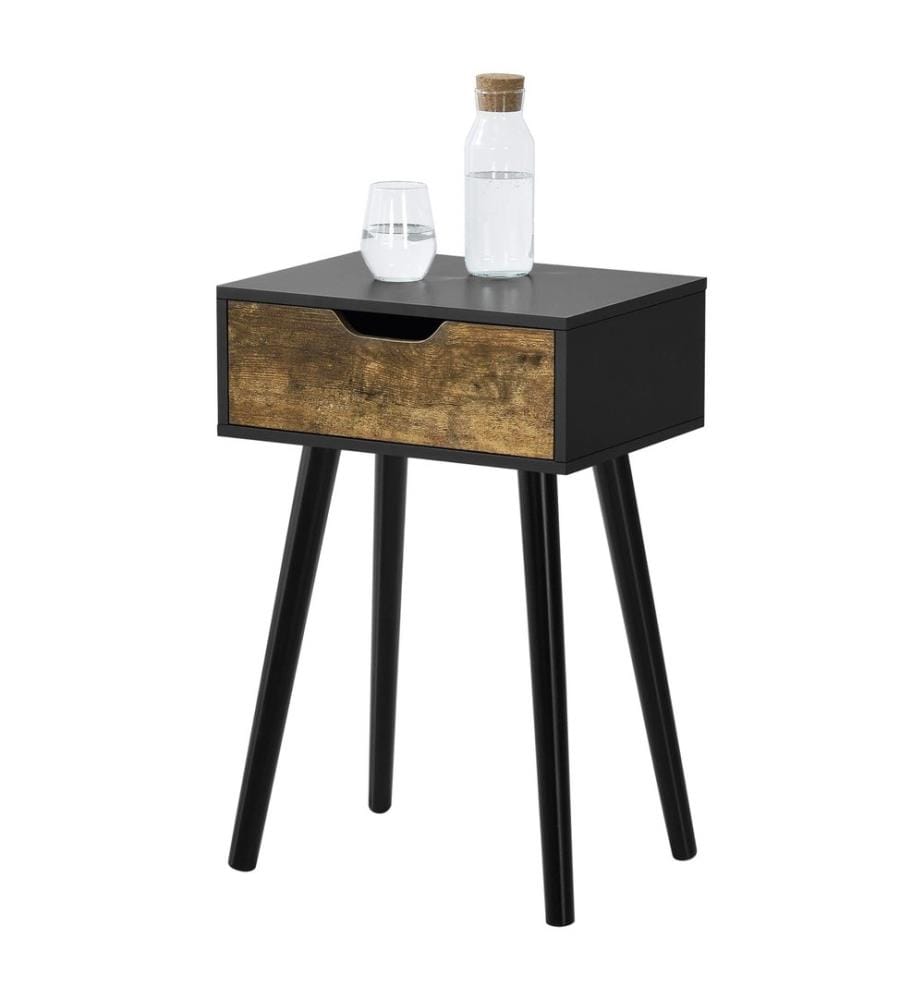 Table d'appoint Östersund 60x40x30 cm avec tiroir