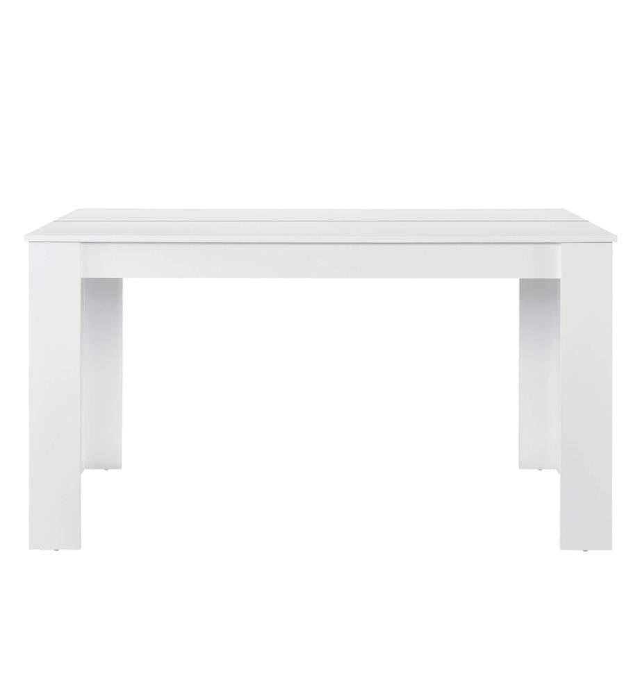 Table de salle à manger Nora 140x90 cm Blanc