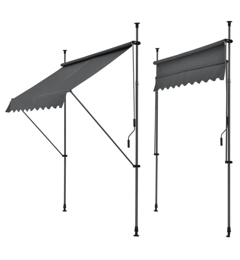 Kle mmmarkise 300x120x200-300 cm sans percer Garu