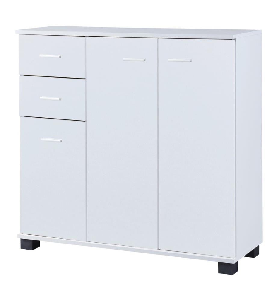 Armoire à chaussures Crimla 76x80x28 cm Blanc