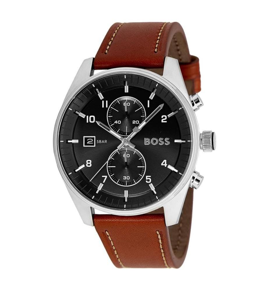 Montre Chronographe Skytraveller - Marron et Noir