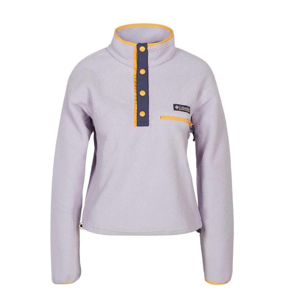 Helvetia™ II Cropped Sherpa Half Snap Fleece - Violet clair