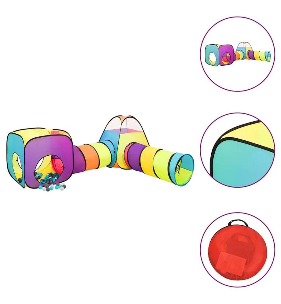 Tente de jeu pour enfants avec 250 balles Multicolore