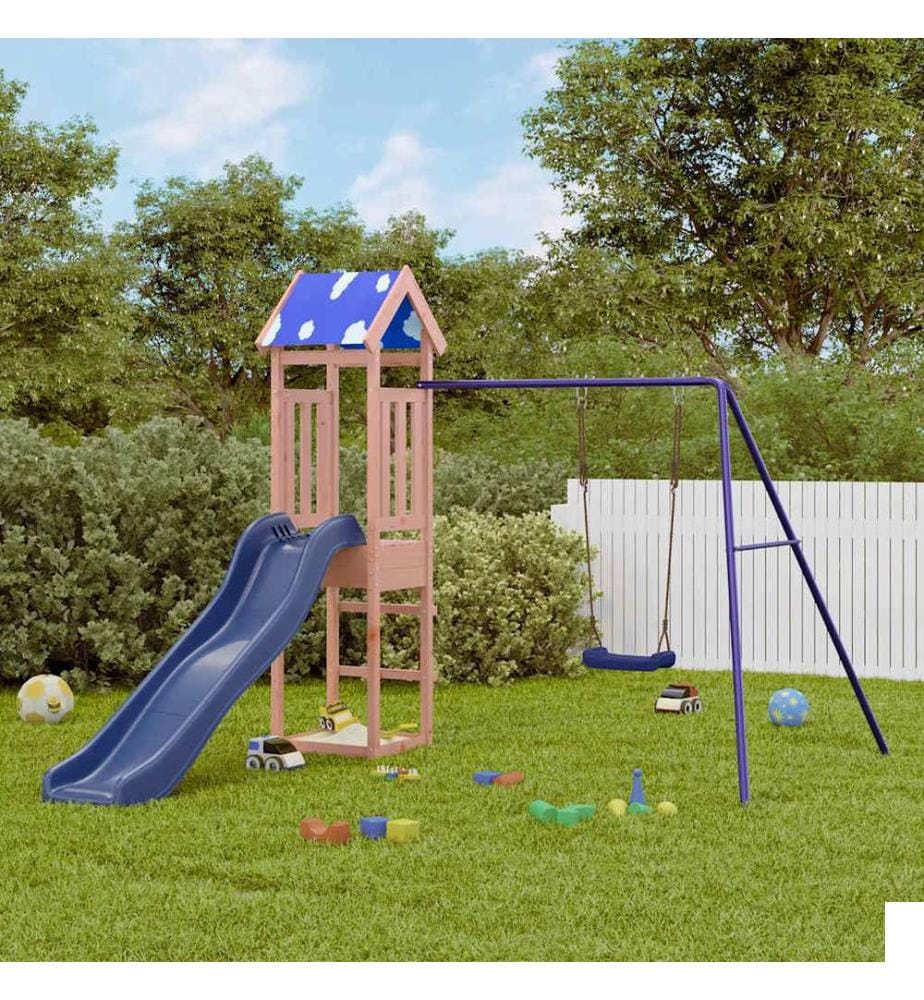 Aire de jeux d'extérieur bois massif de douglas
