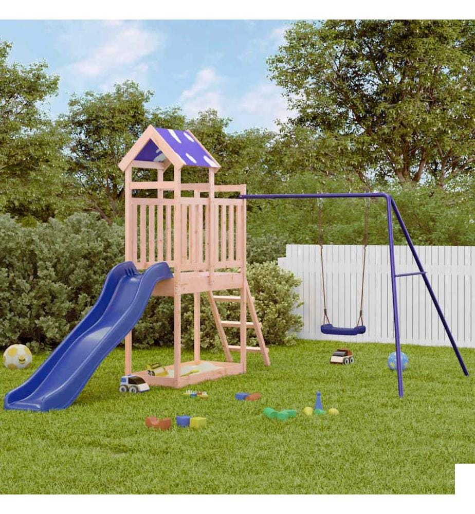 Aire de jeux d'extérieur bois massif de douglas