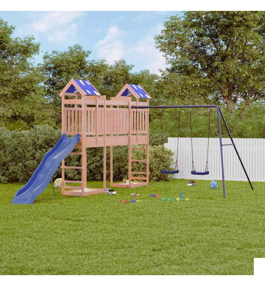 Aire de jeux d'extérieur bois massif de douglas