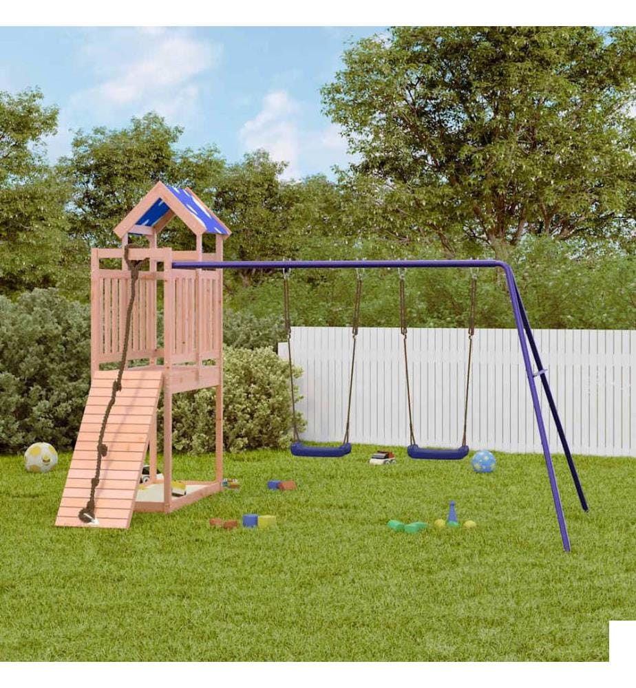 Aire de jeux d'extérieur bois massif de douglas