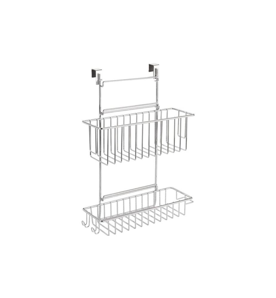 Panier Suspendu Réglable En Métal – De 38 à 70 Cm, Noir, Pour Rangement Sous étagère Ou Armoire