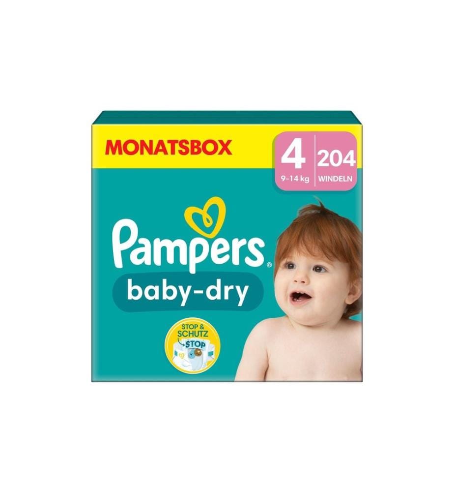 PAMPERS - Couches Baby Dry Maxi taille 4