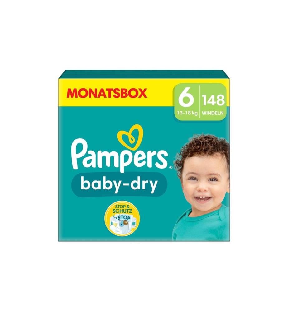 PAMPERS - Couches Baby Dry Extra Large taille 6